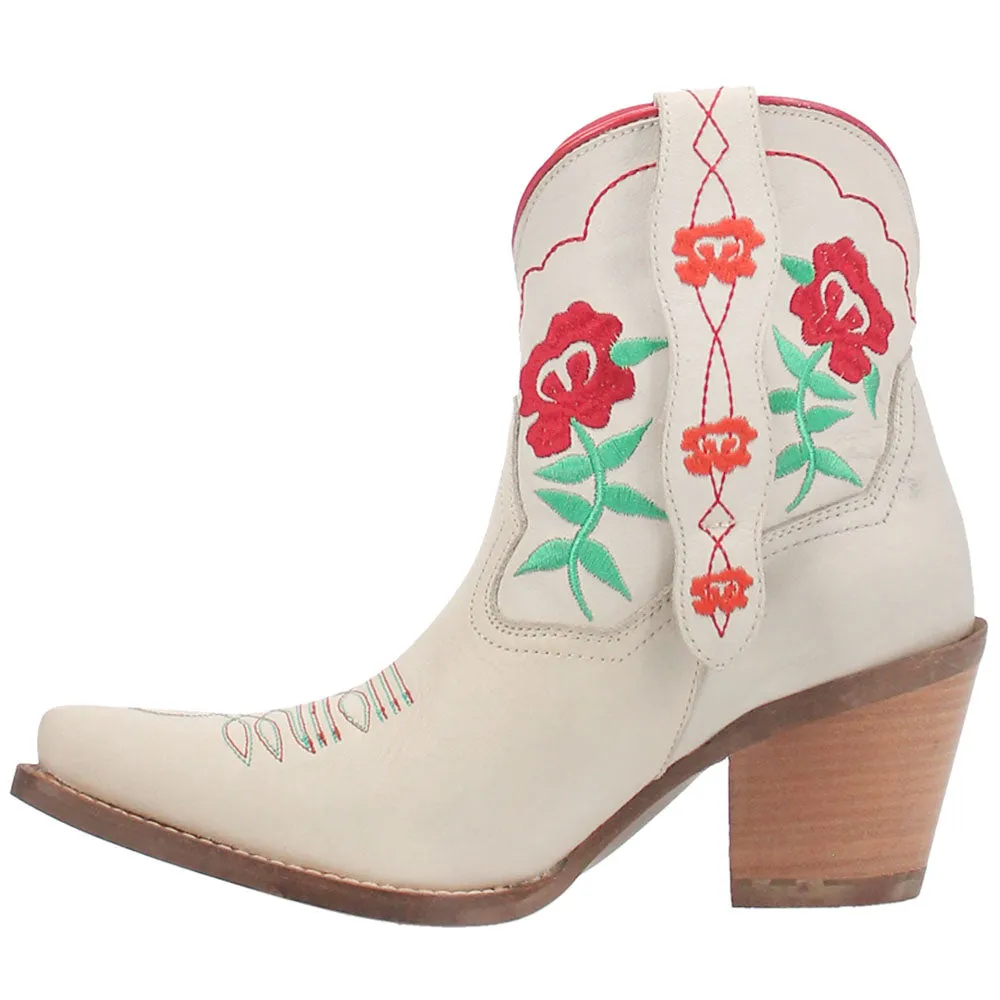 Boots And Pants Commercial Play Pretty Embroidered Floral Snip Toe Cowboy Booties