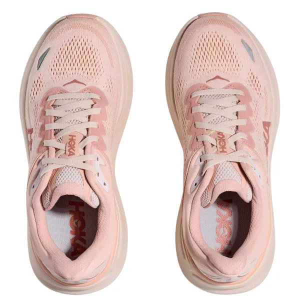 Lightweight Shoes HOKA Women's Bondi 9 Wide Rose/Latte