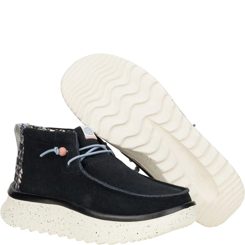 Pilcro Moto Ankle Boots HEYDUDE Wendy Peak Hi Suede Ankle Boots