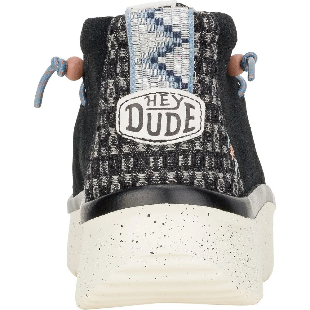 HEYDUDE Wendy Peak Hi Suede Ankle Boots Comfortable Kitten Heel Ankle Boots