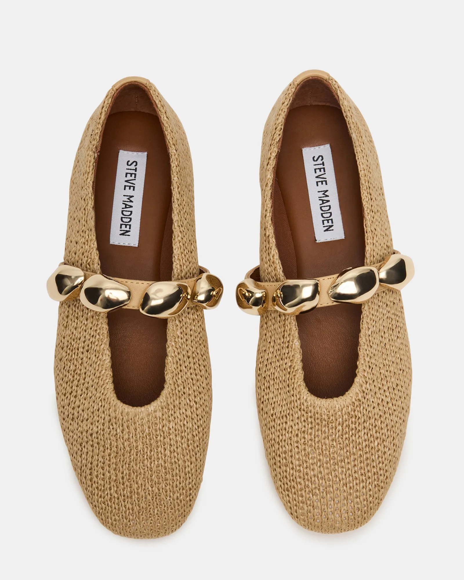 POPPIN NATURAL RAFFIA Venetian Loafers Tuxedo