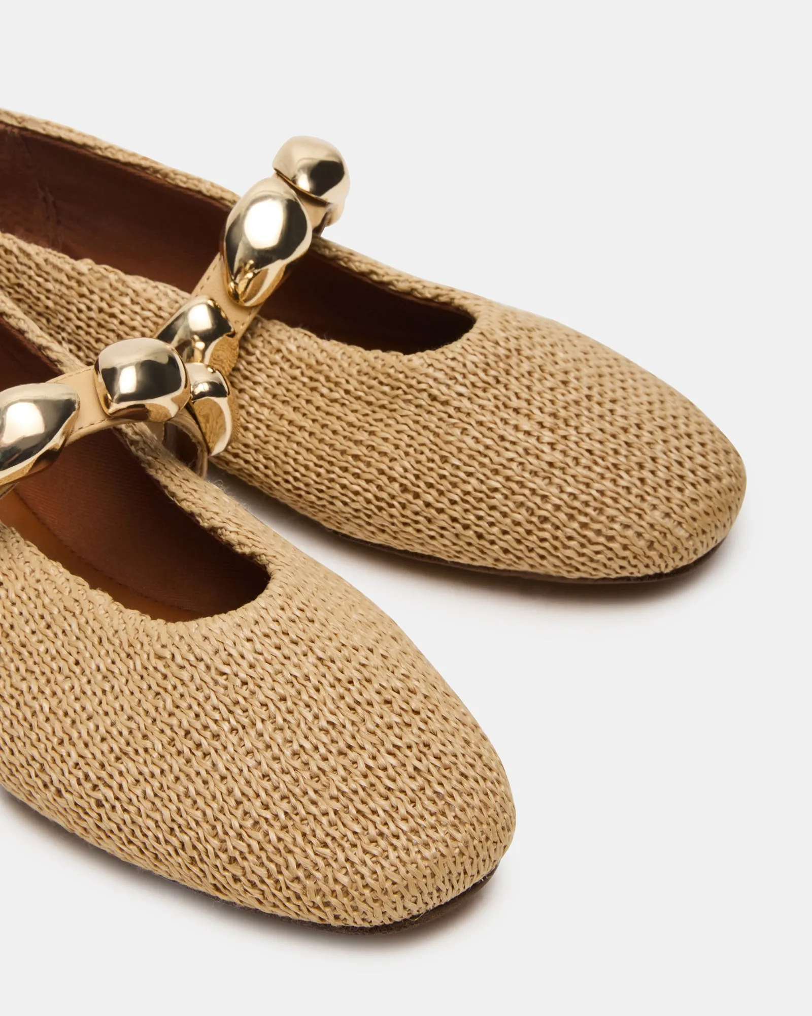 POPPIN NATURAL RAFFIA Nice Loafers