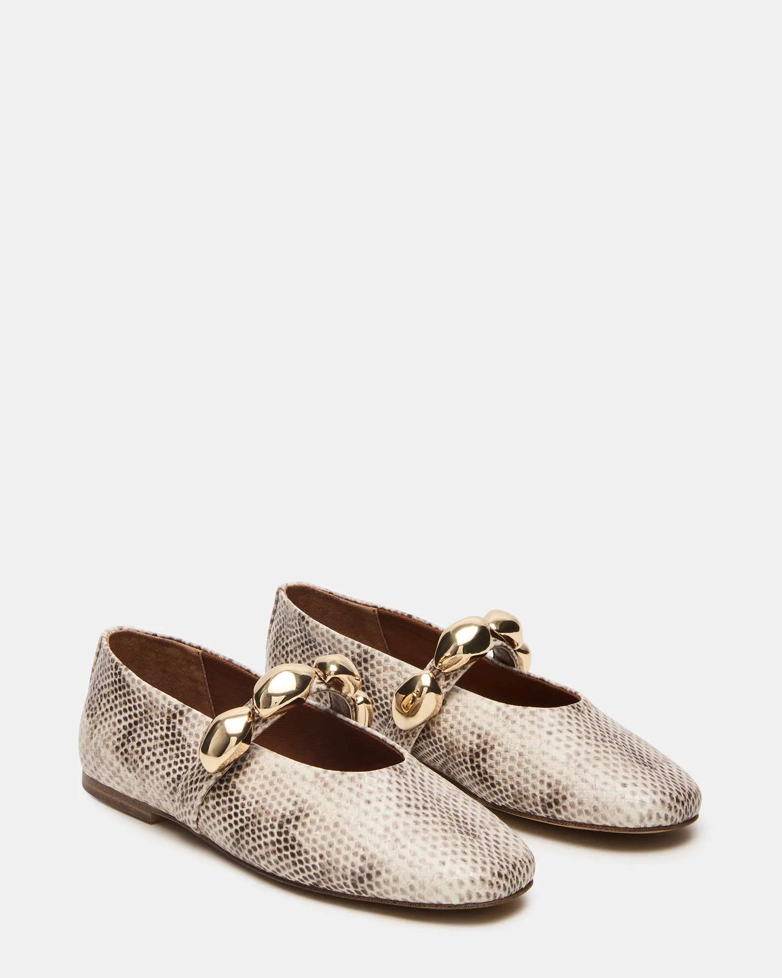 Madden Lawrence Loafers POPPIN NATURAL SNAKE