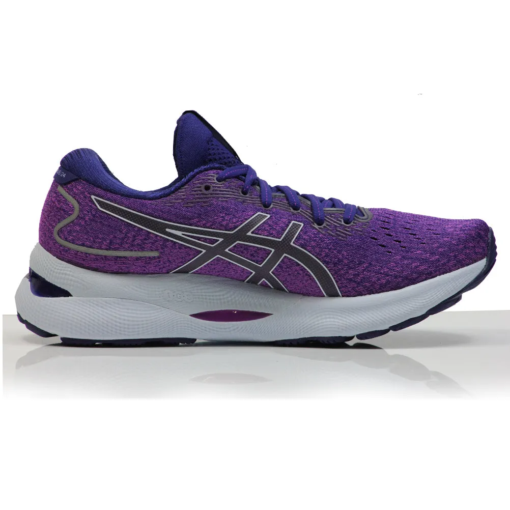 Asics Gel Nimbus 24 Women's Running Shoe - Orchid/Soft Sky Best Daily Trainer Running Shoes 2024