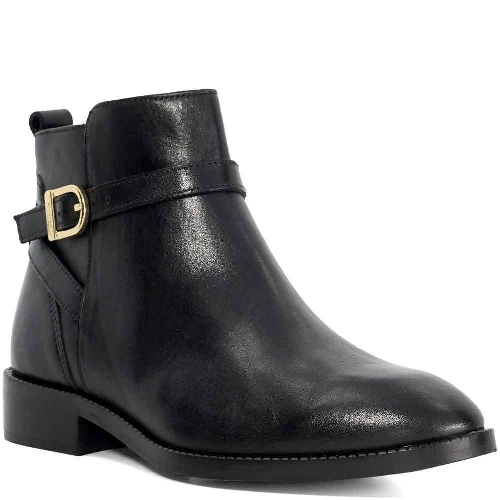 Dune Pemma Ankle Boots Flat Suede Ankle Boots