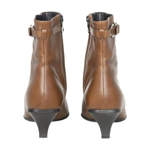Brahma Boots Steel Toe Prada Leather Ankle Boots