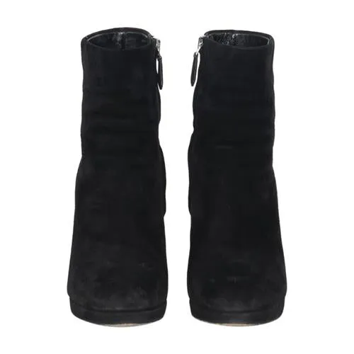 Fashion Cowgirl Boots Prada Suede Platform Boots