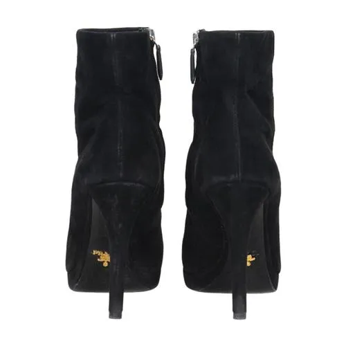 Double H Boots Prada Suede Platform Boots