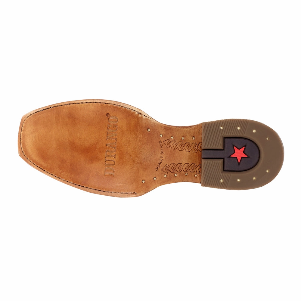 Corcoran Boots PRCA Collection Roughout Square Toe Cowboy Boots