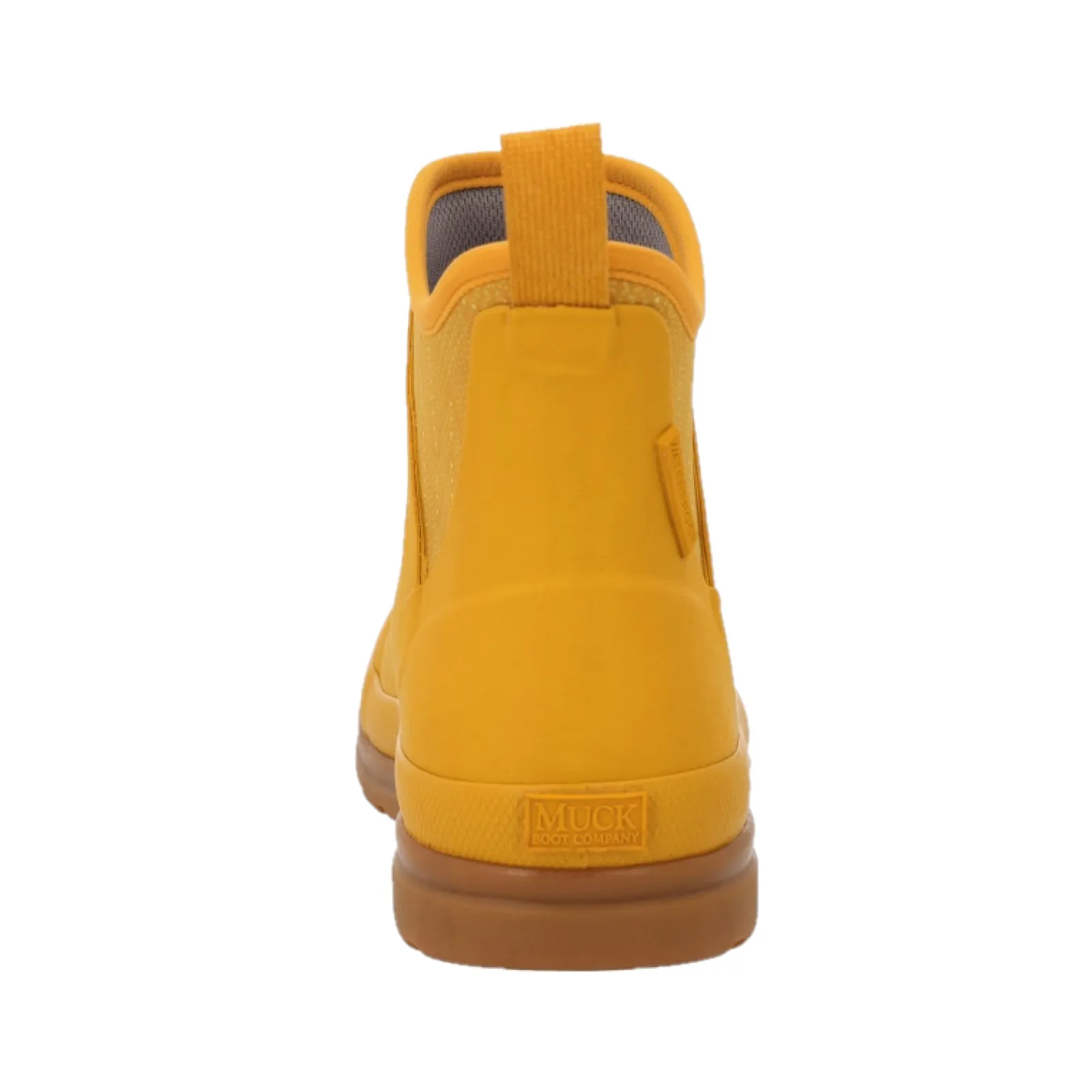 Knee High Boots Muck Boot Company Ladies Yellow Pull On Waterproof Ankle Boots OAW8DOT