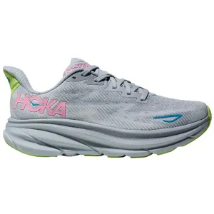 Women's Hoka Clifton 9, Gull/Sea Ice, 5 B Medium Shoes For Hiit