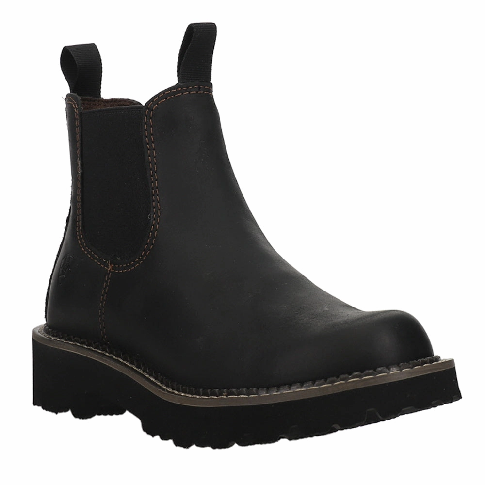 Most Comfortable Safety Boots Fatbaby Twin Gore Round Toe Pull On Chelsea Boots