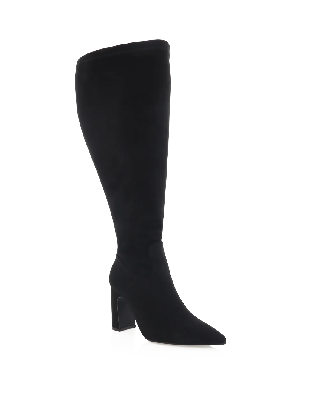 FREDDY EXTENDED CURVE - BLACK SUEDE Barstow Boots
