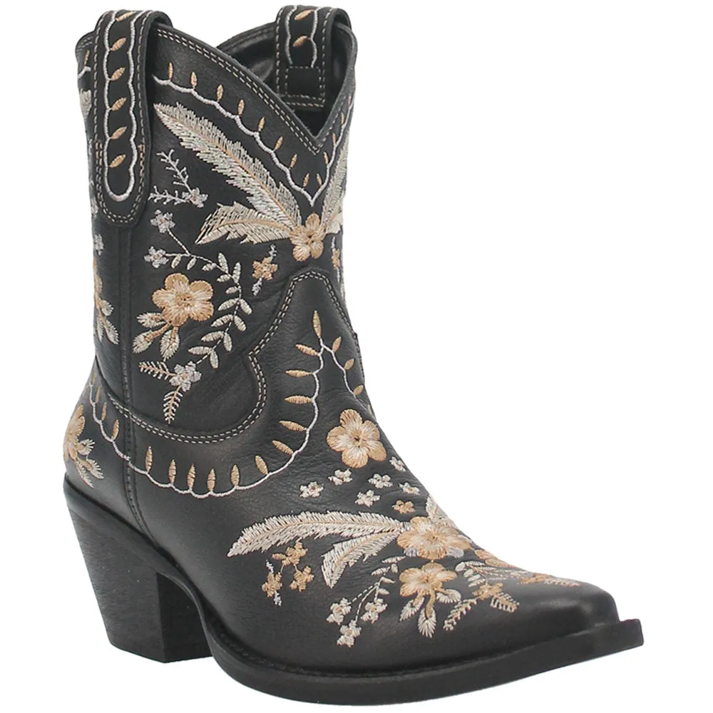 Best Cowgirl Boots Primrose Floral Embroidered Snip Toe Cowboy Booties