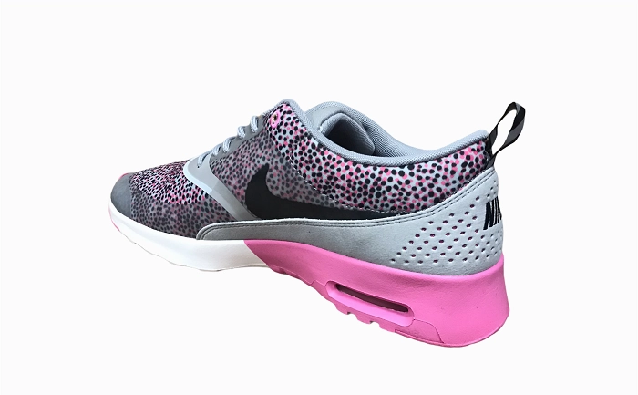 Nike scarpa da ginnastica da donna Air Max Thea Print 599408 005 grigio-nero-fucsia Stretchy Sneakers