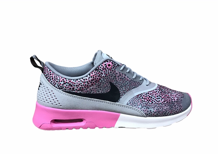 Sneakers With Dress Nike scarpa da ginnastica da donna Air Max Thea Print 599408 005 grigio-nero-fucsia
