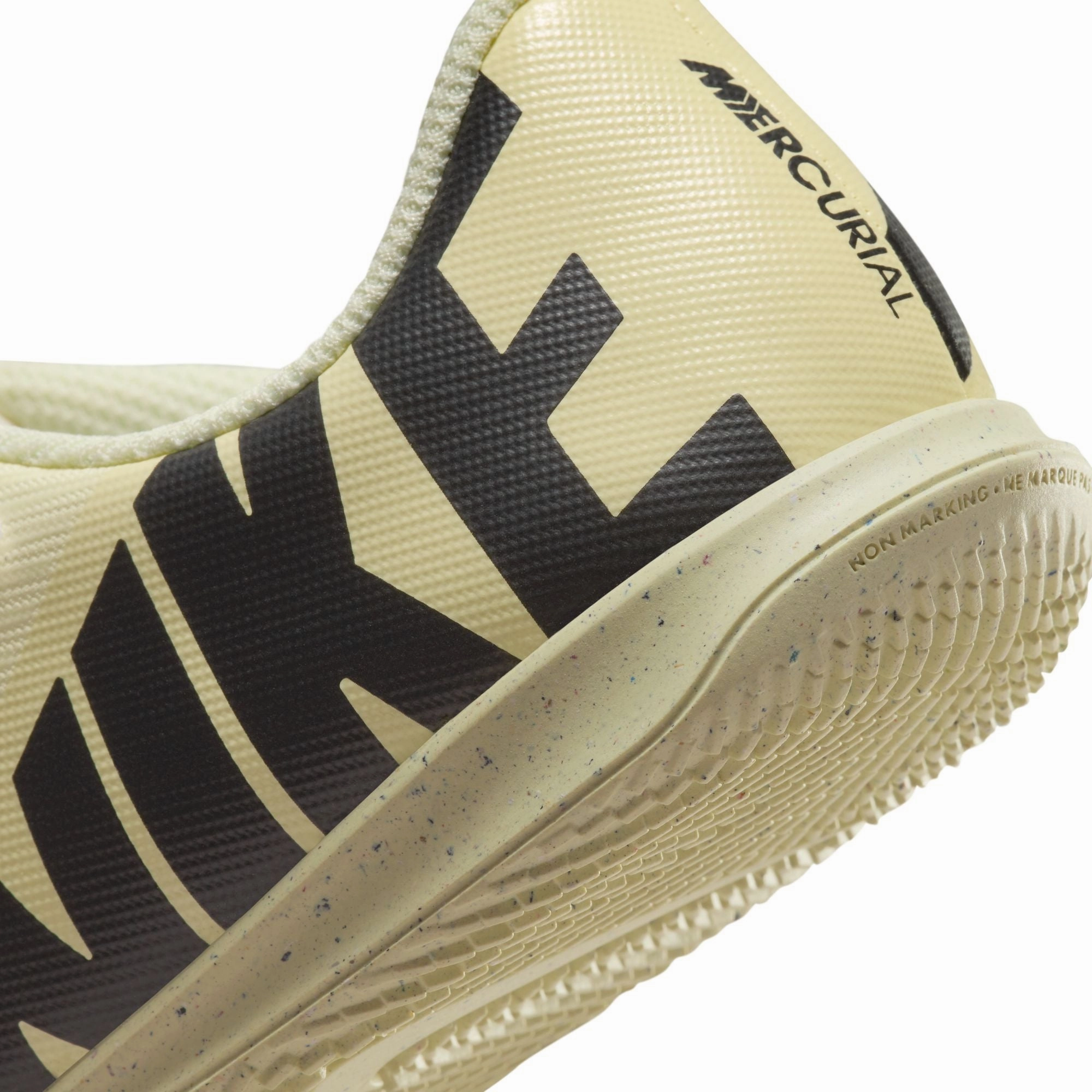 Nike Junior Mercurial Vapor 15 Club IN Indoor Soccer Shoes -Lemonade/ Black Best Soccer Cleats Wide Feet
