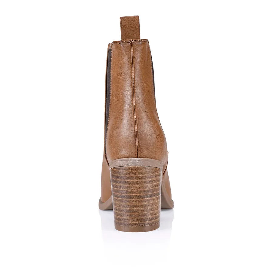 Boat Boots Samantha Chelsea Boots - Tan Softee