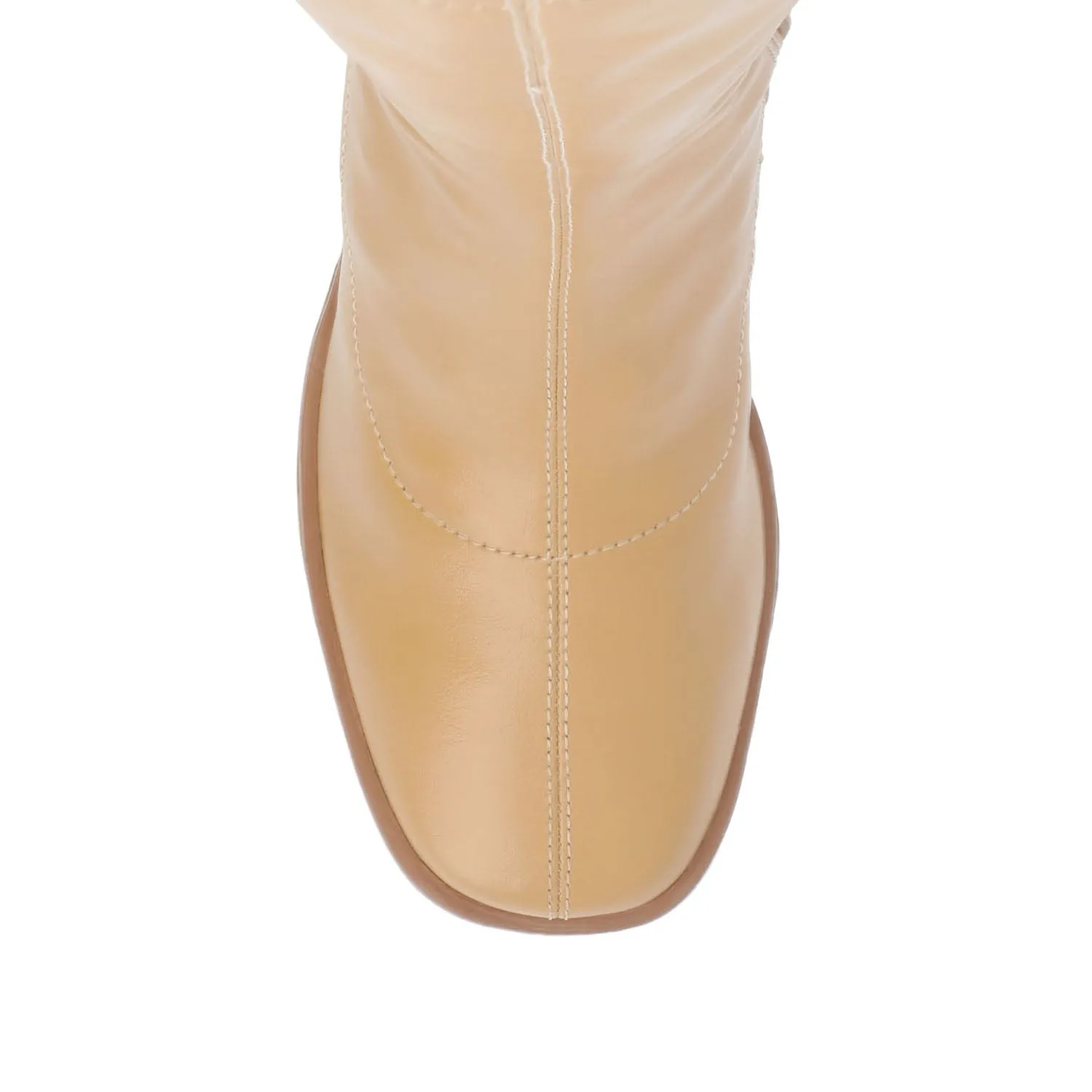 Roofer Boots ALONDRA KNEE HIGH BOOTS IN VEGAN LEATHER