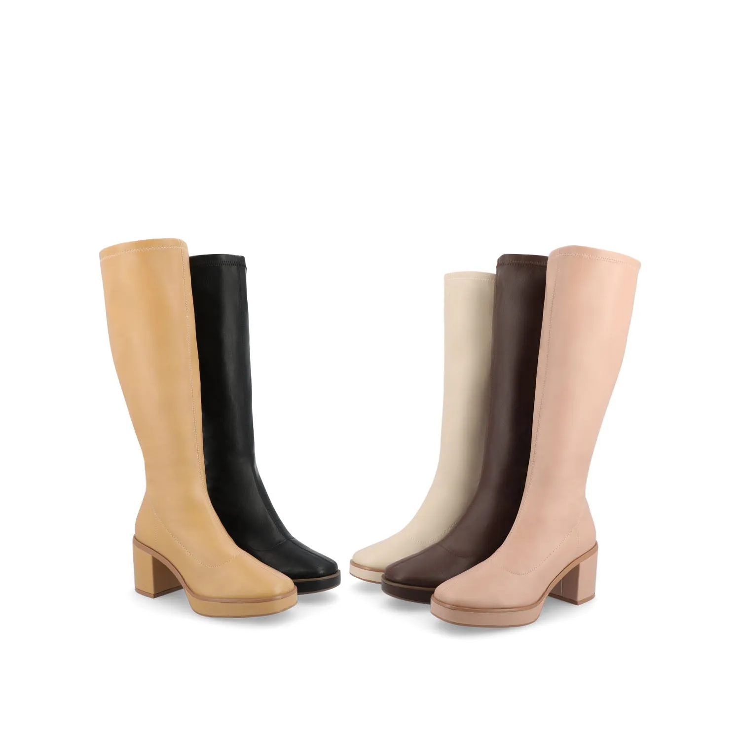 Korkers Boots ALONDRA KNEE HIGH BOOTS IN VEGAN LEATHER