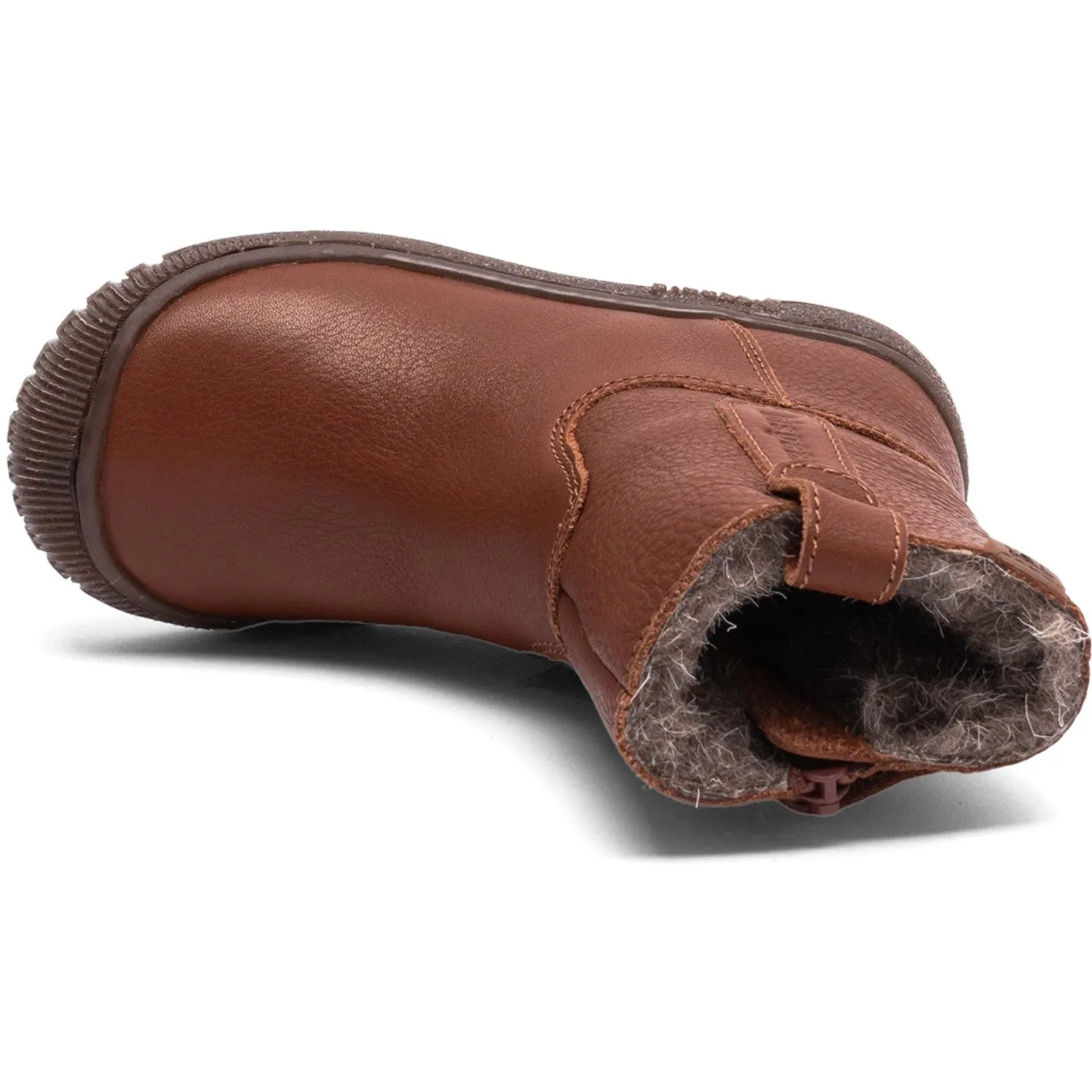 Bisgaard Cognac Elina Tex Tex Round Toe Cowgirl Boots