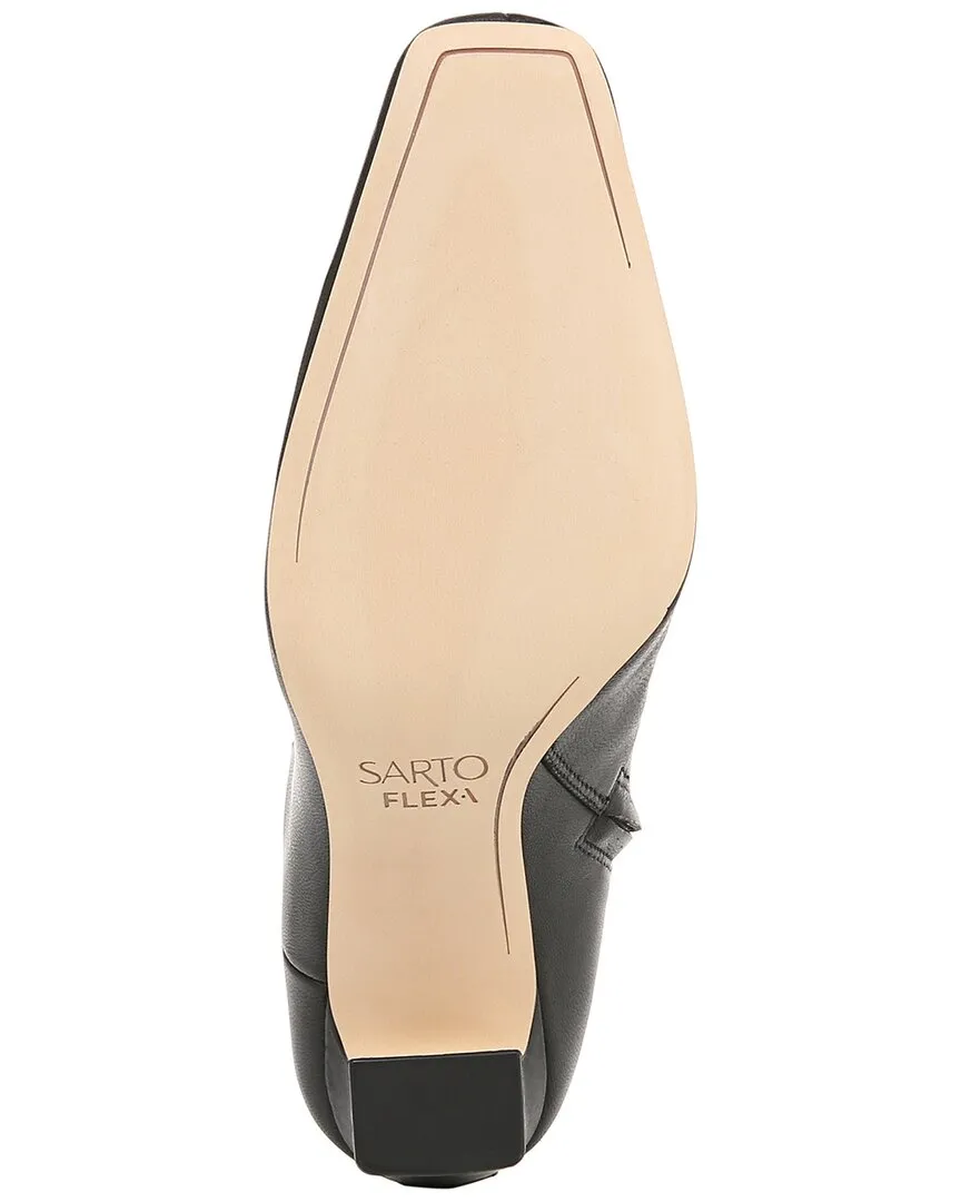 Dancing Cowgirl Boots Franco Sarto Flexa Bliss Leather-Trim Bootie