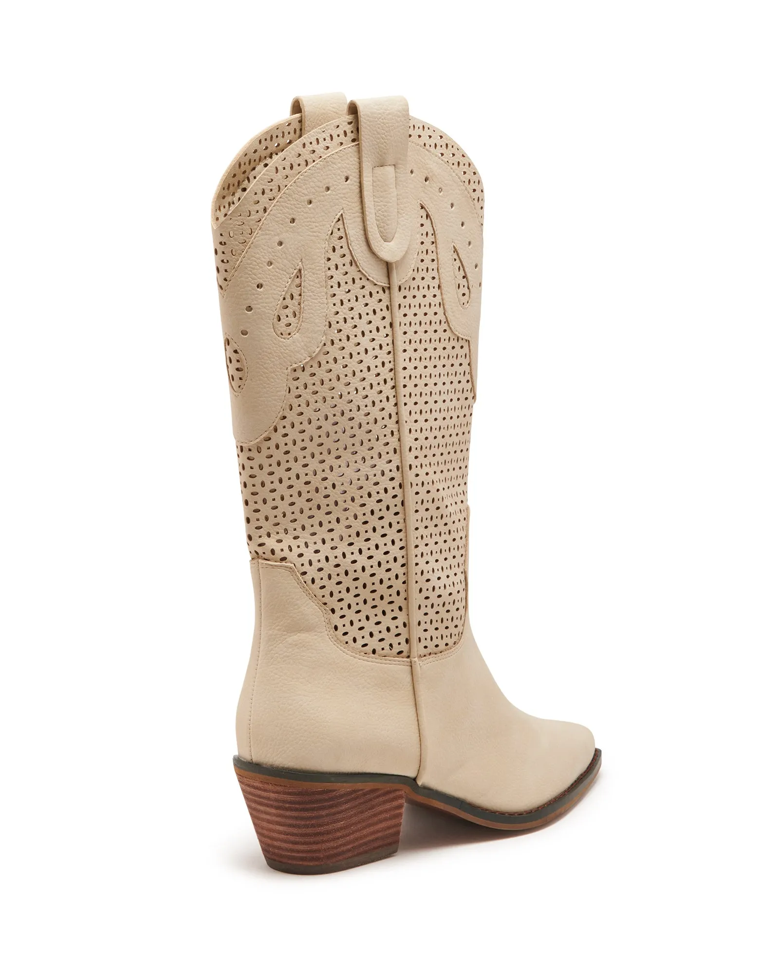 Maxine Cowboy Boot Shell Nubuck Distressed Boots