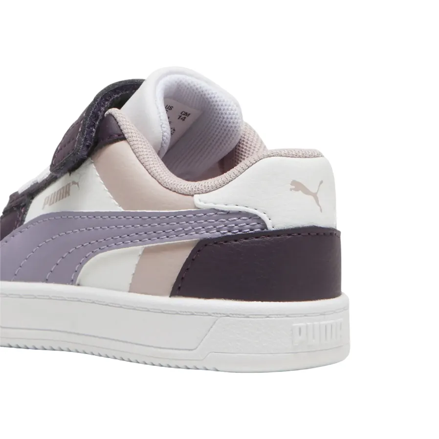 Puma scarpa sneakers da bambina con laccio elastico e velcro Caven 2.0 Block 394463-11 prugna-bianco Tretorn Sneakers