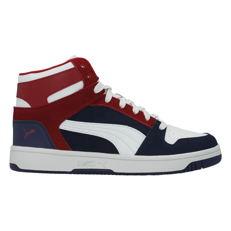 Marshmellow Sneakers Puma scarpa sneakers da uomo Rebound Layup SD 370219 04 blu gesso rosso scuro