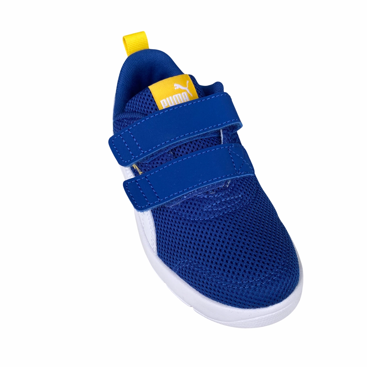 Puma scarpa da ginnastica da bambino Courtflex V3 Mesh PS 398085-05 blu Walk Sneakers