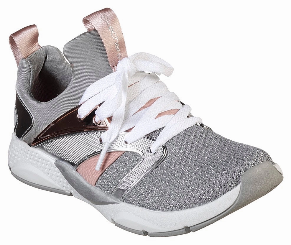 Skechers sneakers da bambina e ragazza Shine Status 84853L SIL argento Golf Sneakers