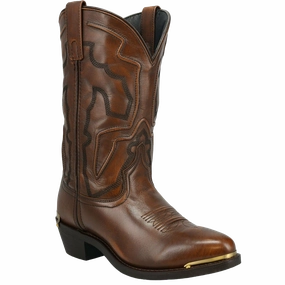 Pants With Boots Laredo Men's Brown Atlas Leather Boots 68624