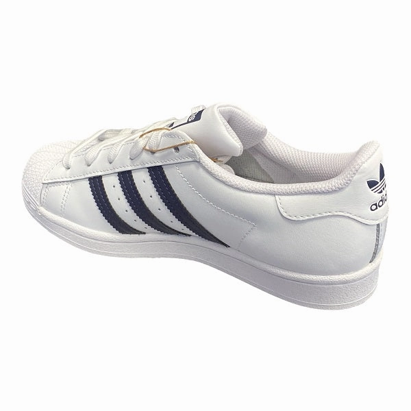 Adidas Originals scarpa sneakers da ragazzi Superstar GY3358 bianco-blu Chanel Trainer Sneakers
