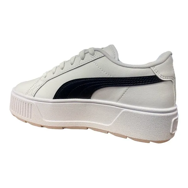 Puma scarpa sneakers con zeppa da donna Karmen L 384615 02 bianco nero Sneakers Shoe