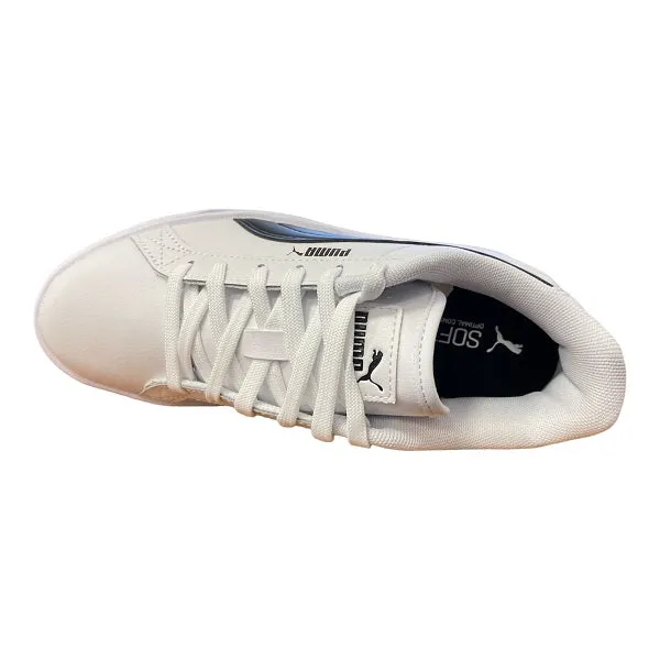 Wearing Sneakers Without Socks Puma scarpa sneakers con zeppa da donna Karmen L 384615 02 bianco nero