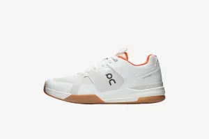 On "The Roger Clubhouse Pro" M - Ivory / Flame Nike Vapor Tennis Shoe
