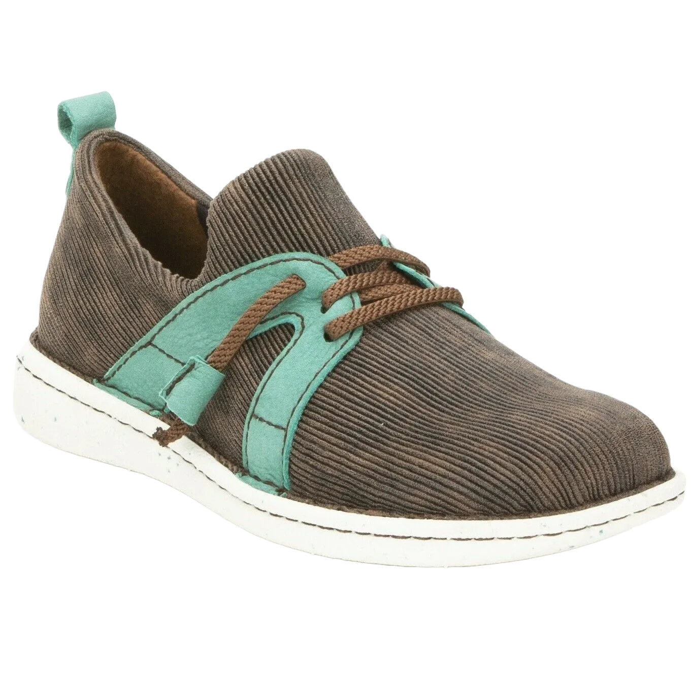 Justin Ladies Brown & Turquoise Shoe JL143 Reebok Leather Tennis Shoes