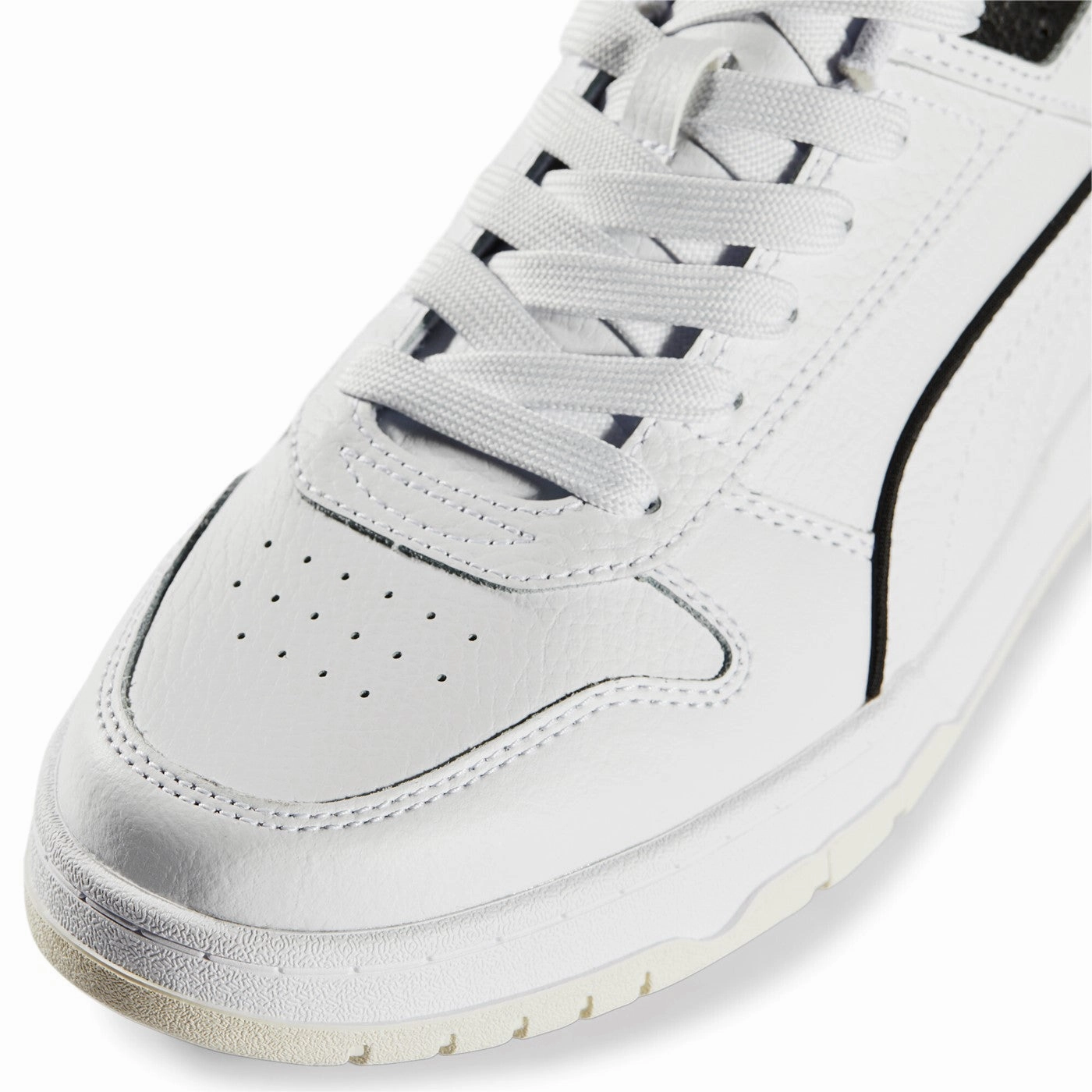 Wedge Heel Sneakers Shoes Puma sneakers da uomo RBD Game Low 386373 01 bianco nero oro