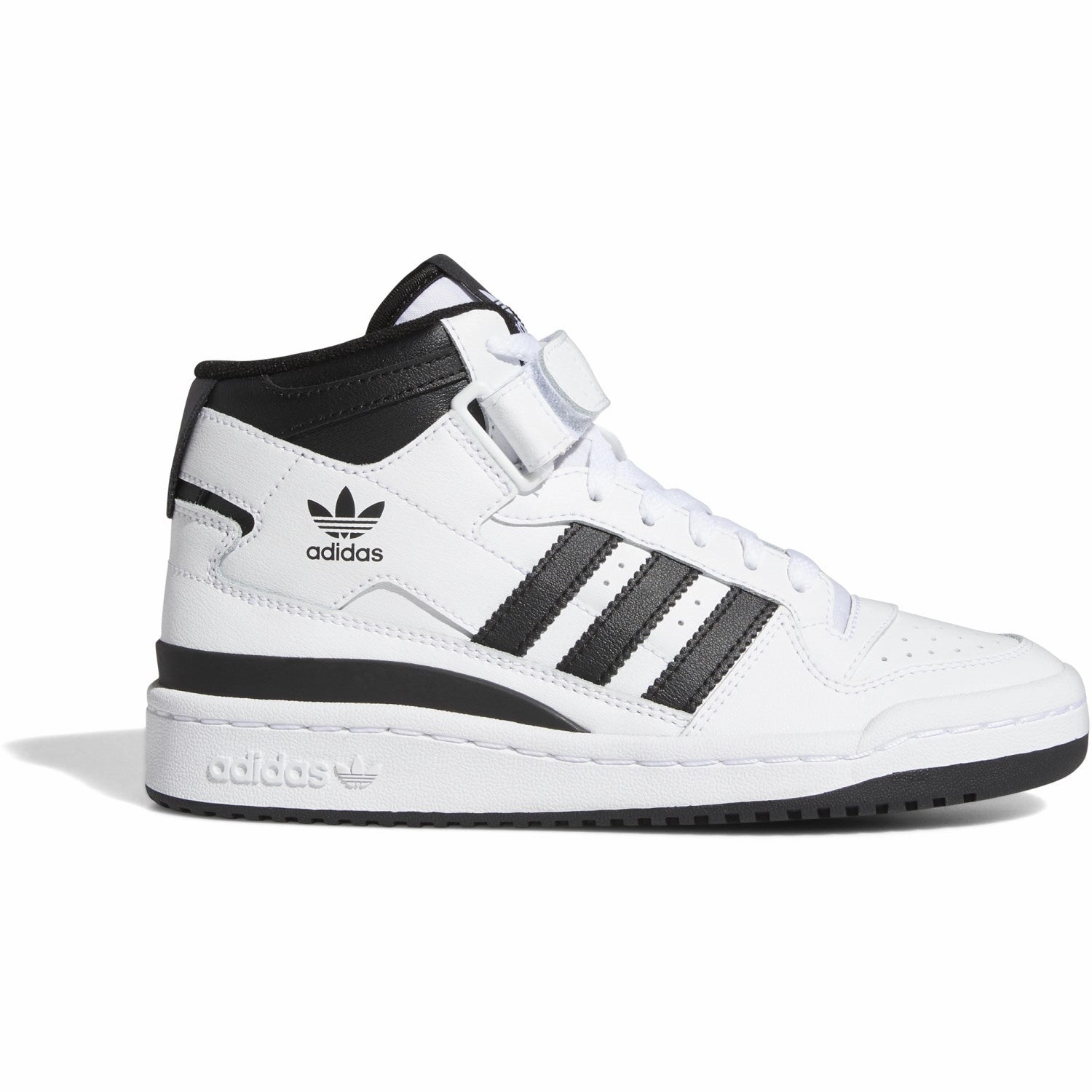 Sneakers And Boots adidas Originals Cloud White/Core Black/Cloud White Forum Mid J Sneakers