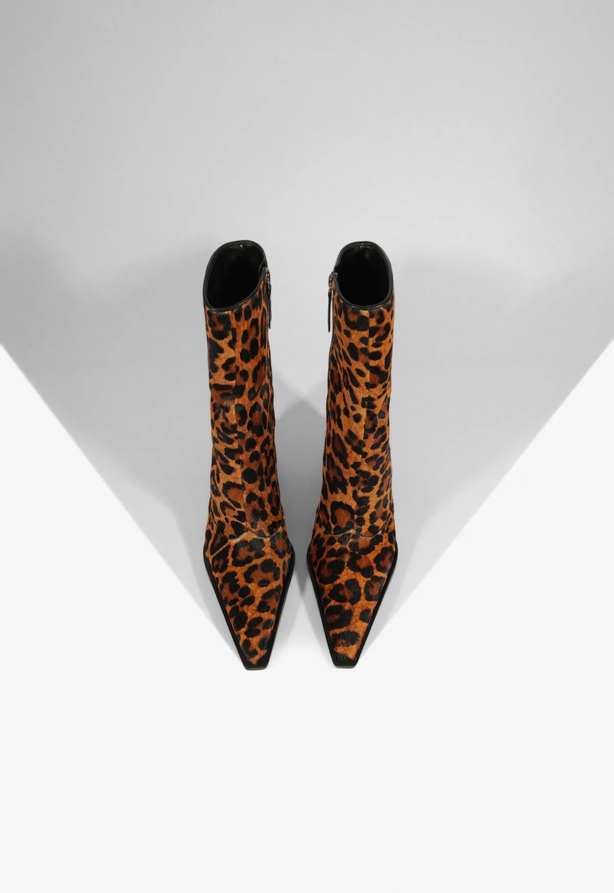 Boots With Wedge Raffaela Hair Calf Bootie