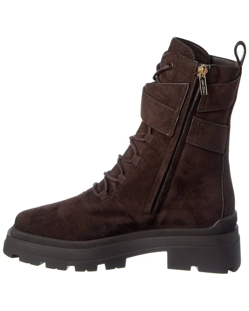 Jimmy Choo Noemi 45 Suede Bootie Cowboy Boots For Big Calves