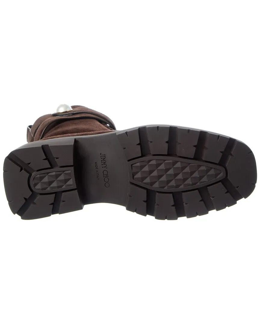 Jimmy Choo Noemi 45 Suede Bootie Rain Boots Rain