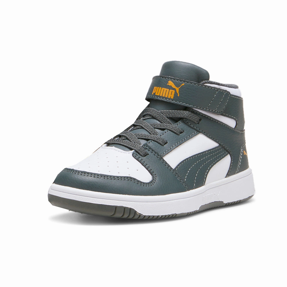 Rebound LayUp Mid Lace Up Sneakers (Little Kid) Best Basketball Shoes For Outdoor Use