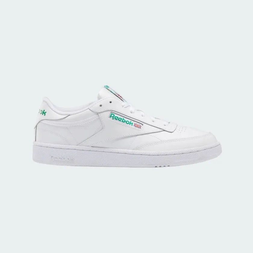 Reebok Classic Club C 85 Unisex Leather White Trainers AR0456 Grey Goose Tennis Shoes
