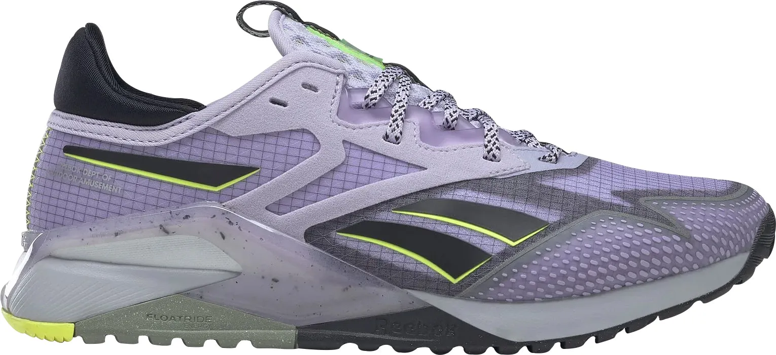 Mat Fraser Training Shoes Reebok Nano X2 TR Adventure Womens Training Shoes - Purple