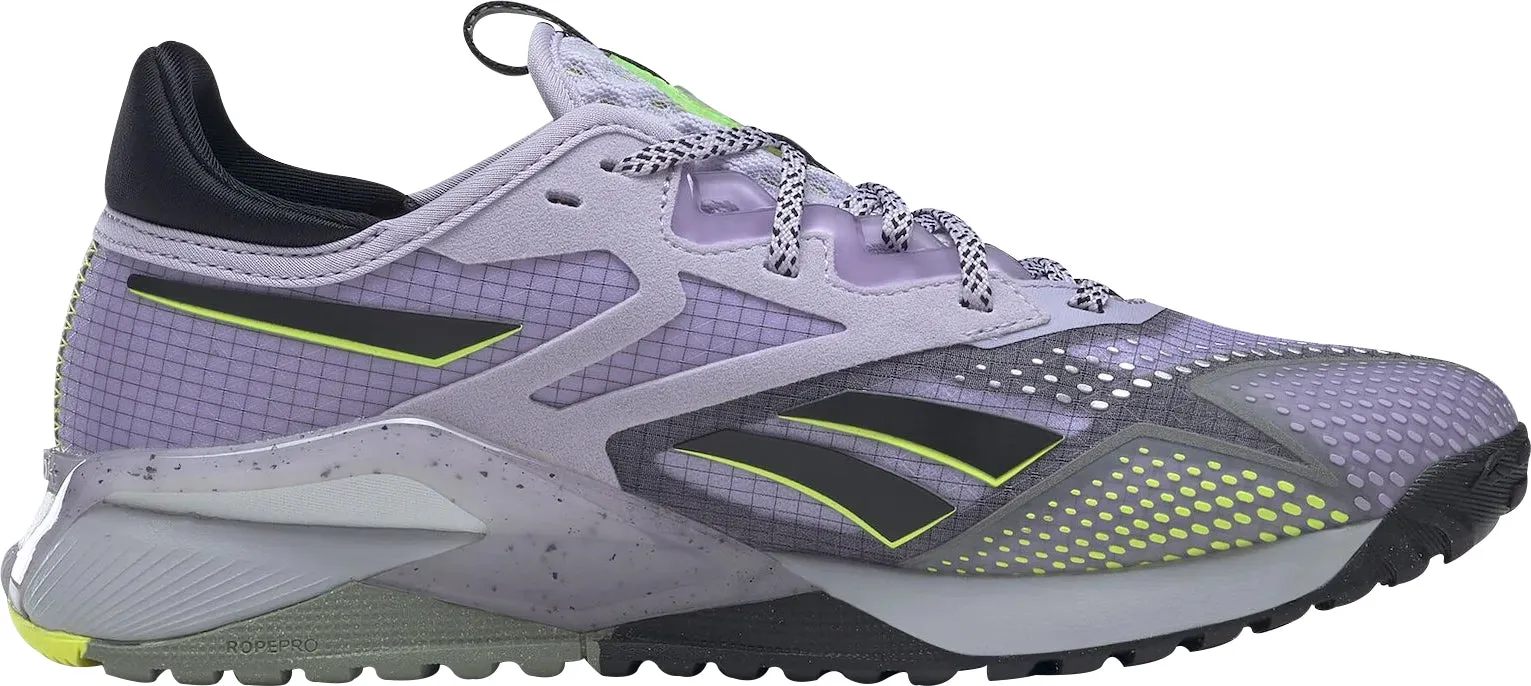 Reebok Nano X2 TR Adventure Womens Training Shoes - Purple Supportive Shoes For Strength Training