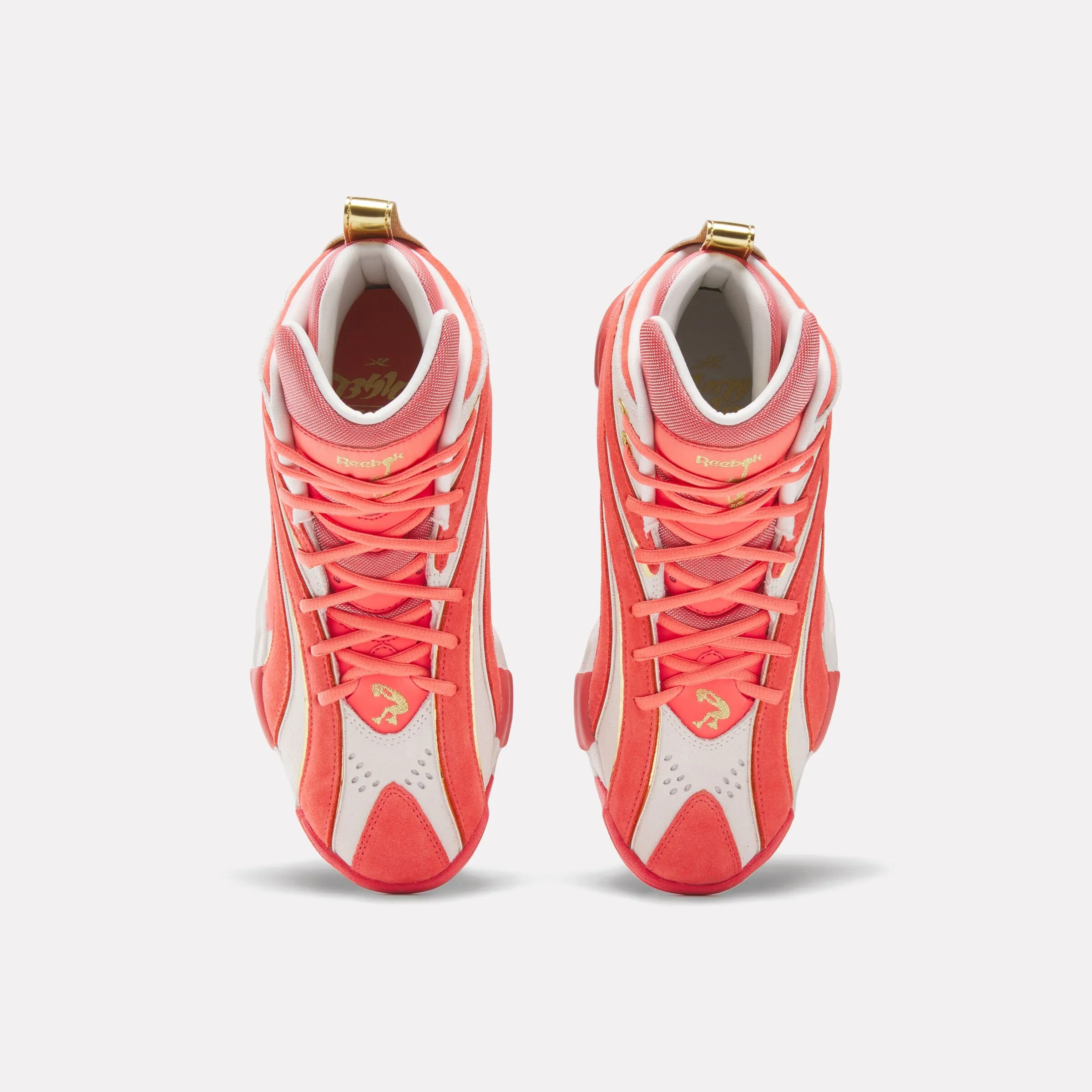 Reebok X Angel Reese Shaqnosis Chalk/Sunsetcoral/Chalk Basketball Shoes Sole