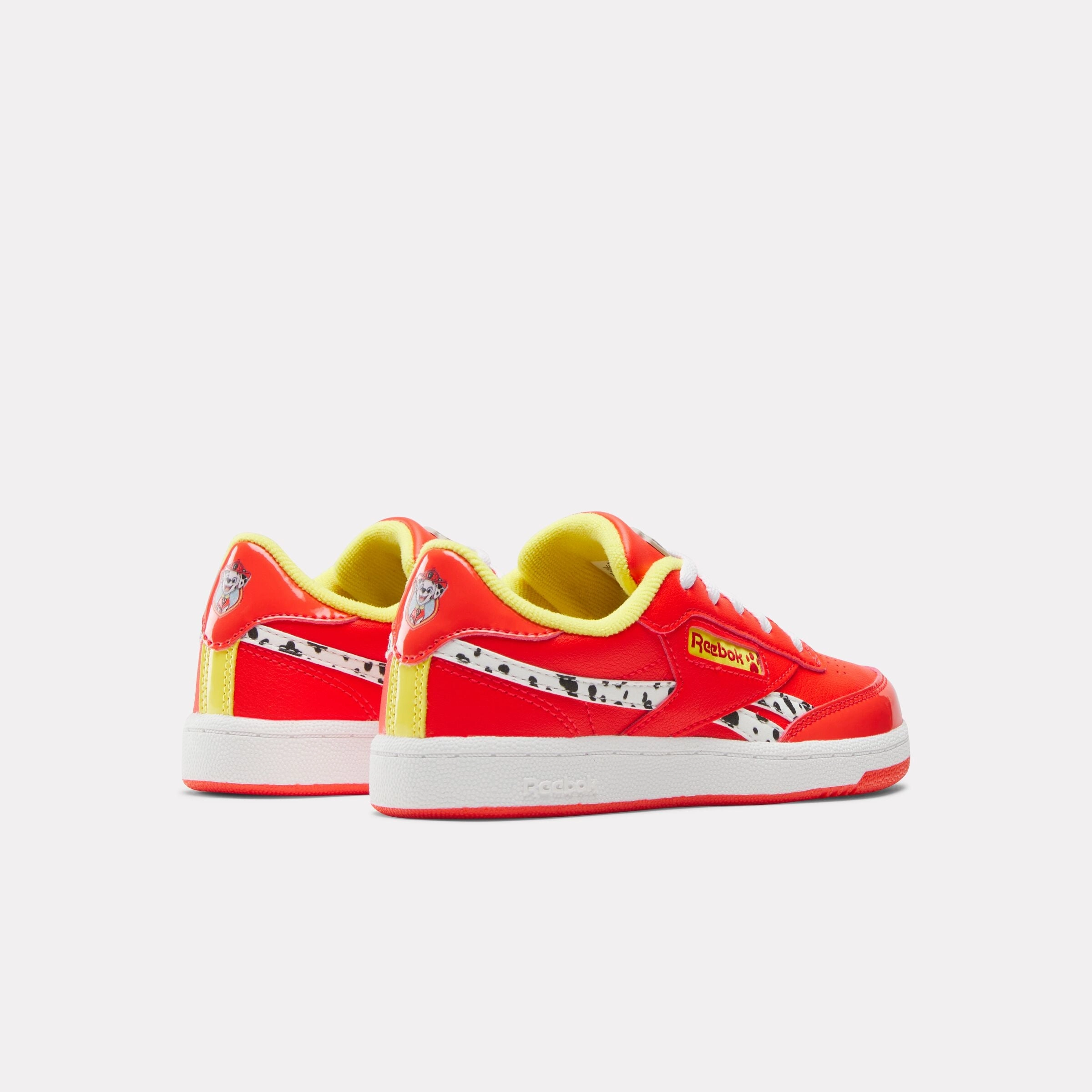 Reebok X Paw Patrol Club C Revenge Red/Yellow/White Strap Tennis Shoes