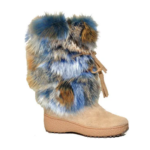 Regina Imports | Gigi | Fox Fur Boots | Women's Boots That Are On Sale