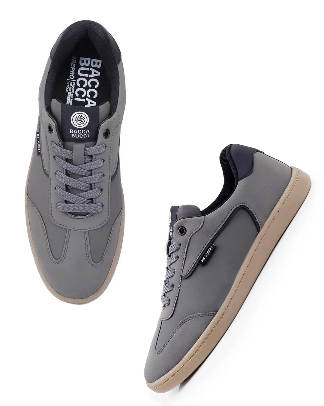 Bacca Bucci MOJO Men's Low Top Sneakers 70's Style Sneakers